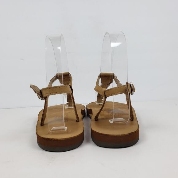 Rainbow T-Street Womens Size M 6.5-7.5 Brown Leather Casual Sandals 2647-1026 - Picture 7 of 12